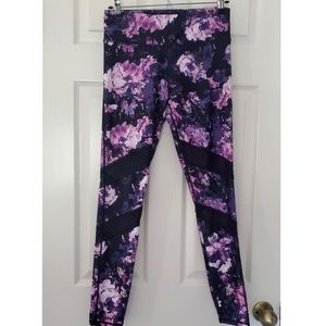 Purple Fabletics Full Length Leggings, Size Small